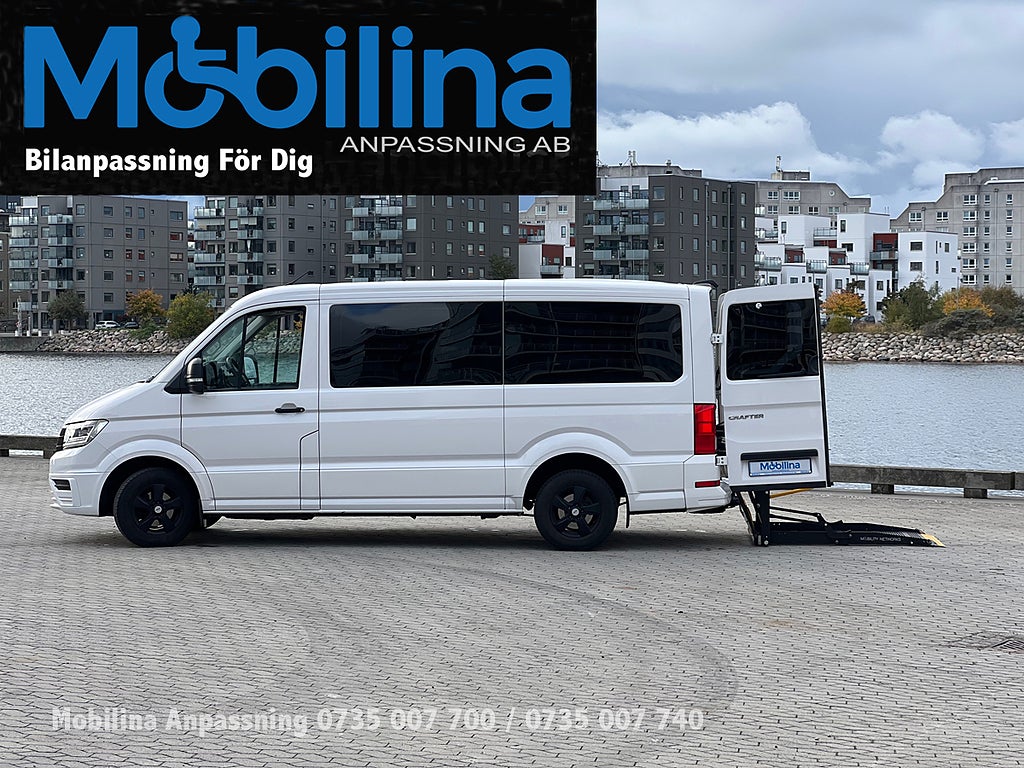 Volkswagen Crafter Handikappanpassad Rullstolsbil 