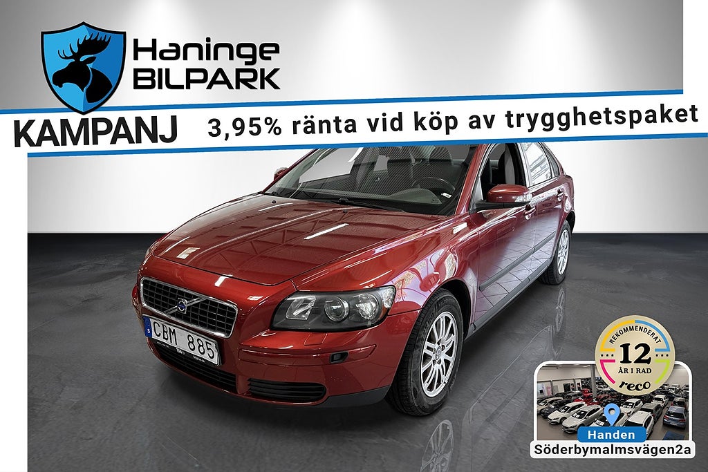 Volvo S40 1.8 Flexifuel Kinetic AC Lågmilad/SUPERDEAL 3,95%