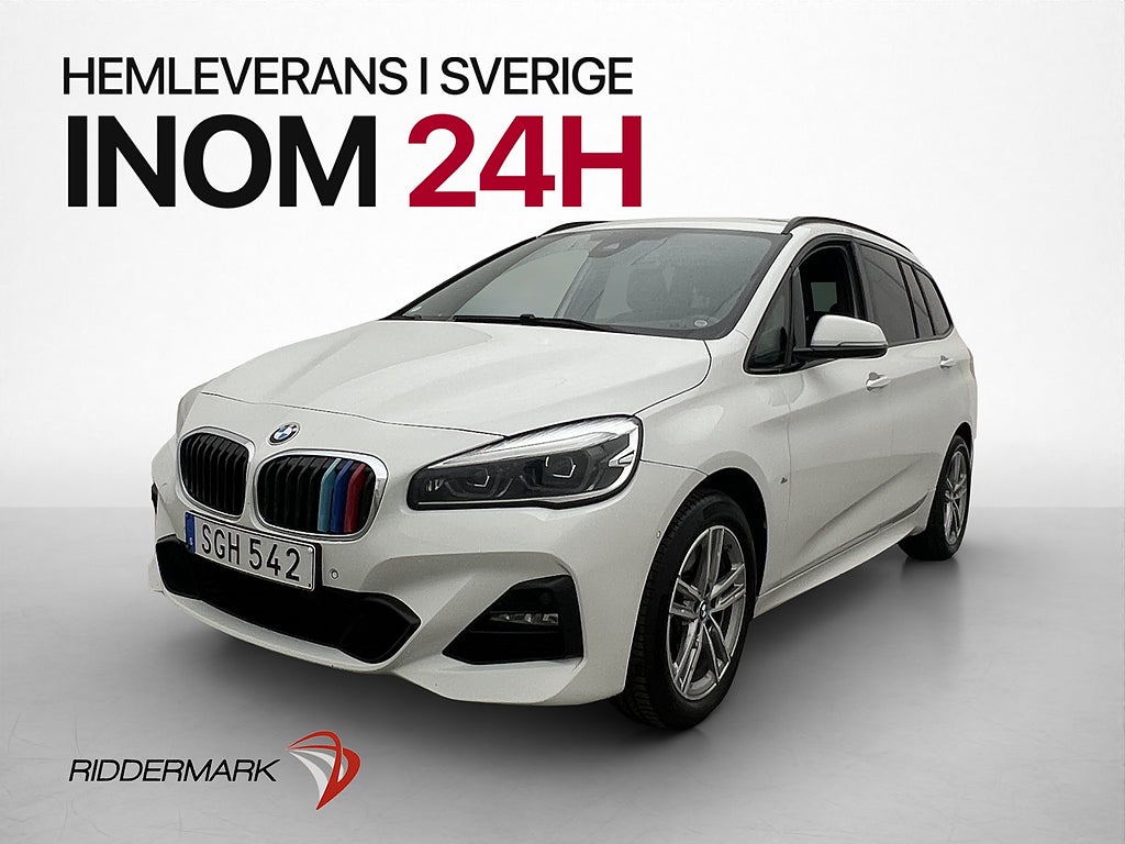 BMW 220 i Gran Tourer 7-sits M Sport Läder Kamera H/K Navi