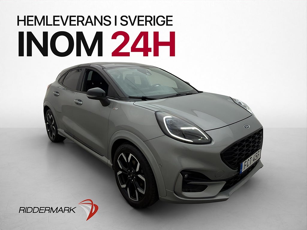 Ford Puma 1.0 EcoBoost 125hk ST Line Kamera 0.49l/mil P-Sens
