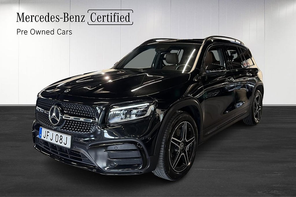 Mercedes-Benz GLB200 200 AMG 7-sits Panorama Värmare Dragkrok Moms 