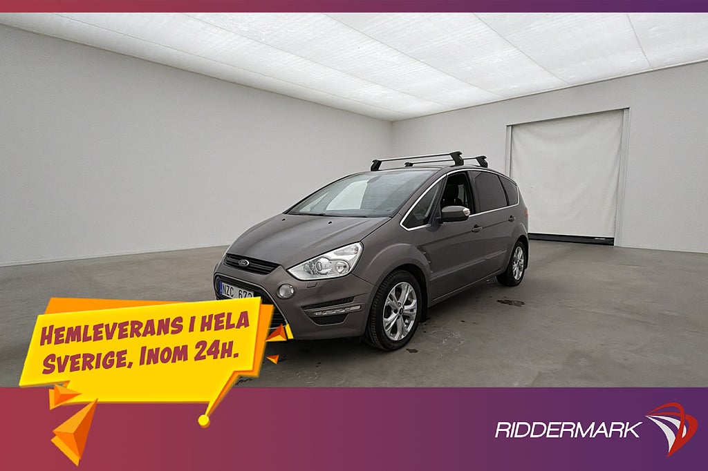 Ford S-Max TDCi 163hk Business 7-Sits Pano Skinn P-Sensorer