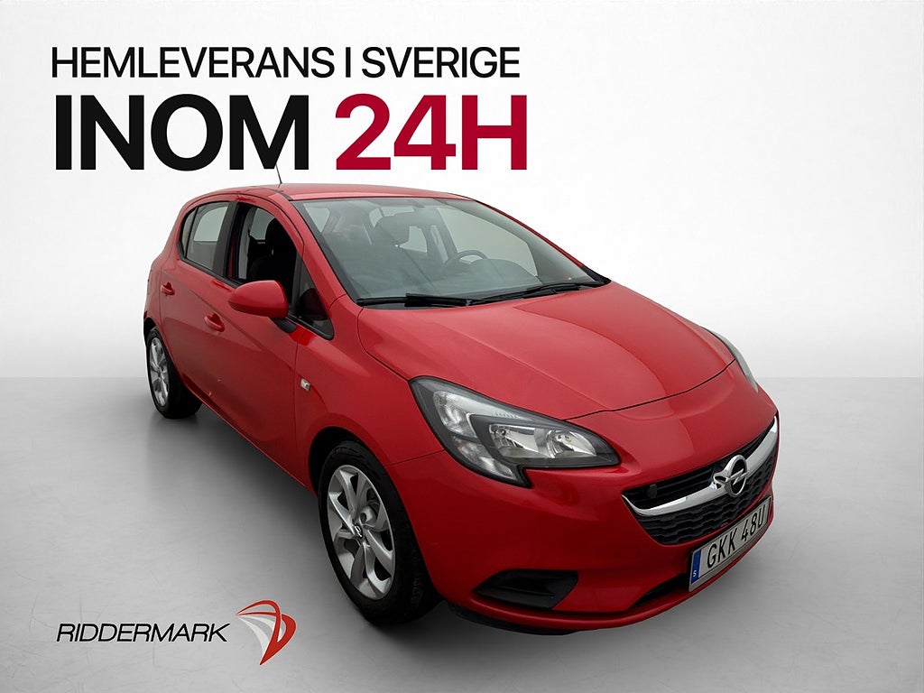 Opel Corsa 1.4 90hk P-Sensorer Rattvärme Farthållare BT