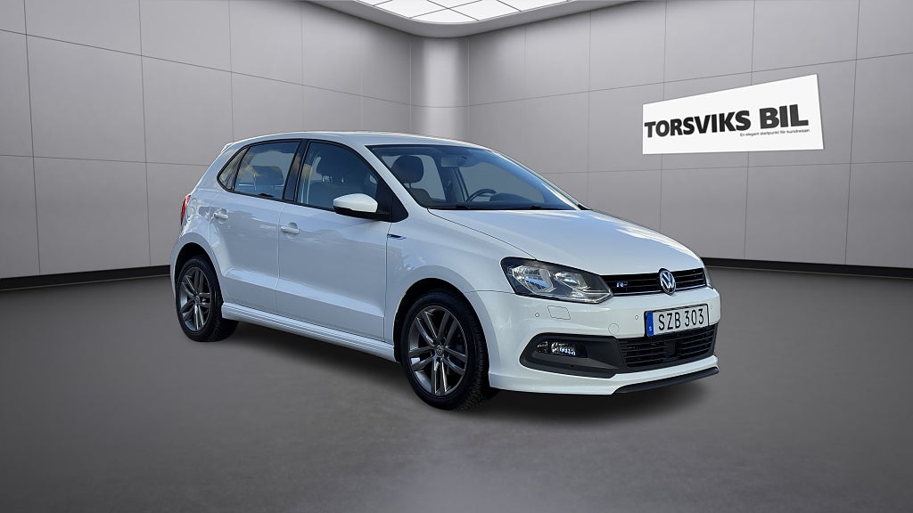 Volkswagen Polo 5-dörrar 1.2 TSI R-Line Base P-Sensorer Ny servad - miniatyr 8