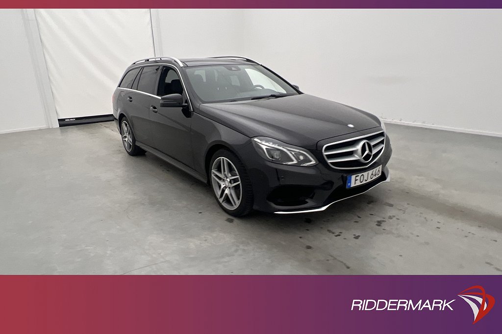 Mercedes-Benz E 220 T 170hk AMG Sport Pano D-Värm Navi Drag