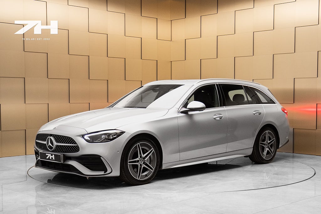 Mercedes-Benz C 200 T AMG Line / Kampanjränta 3.99% / Dragkrok / B.Kam
