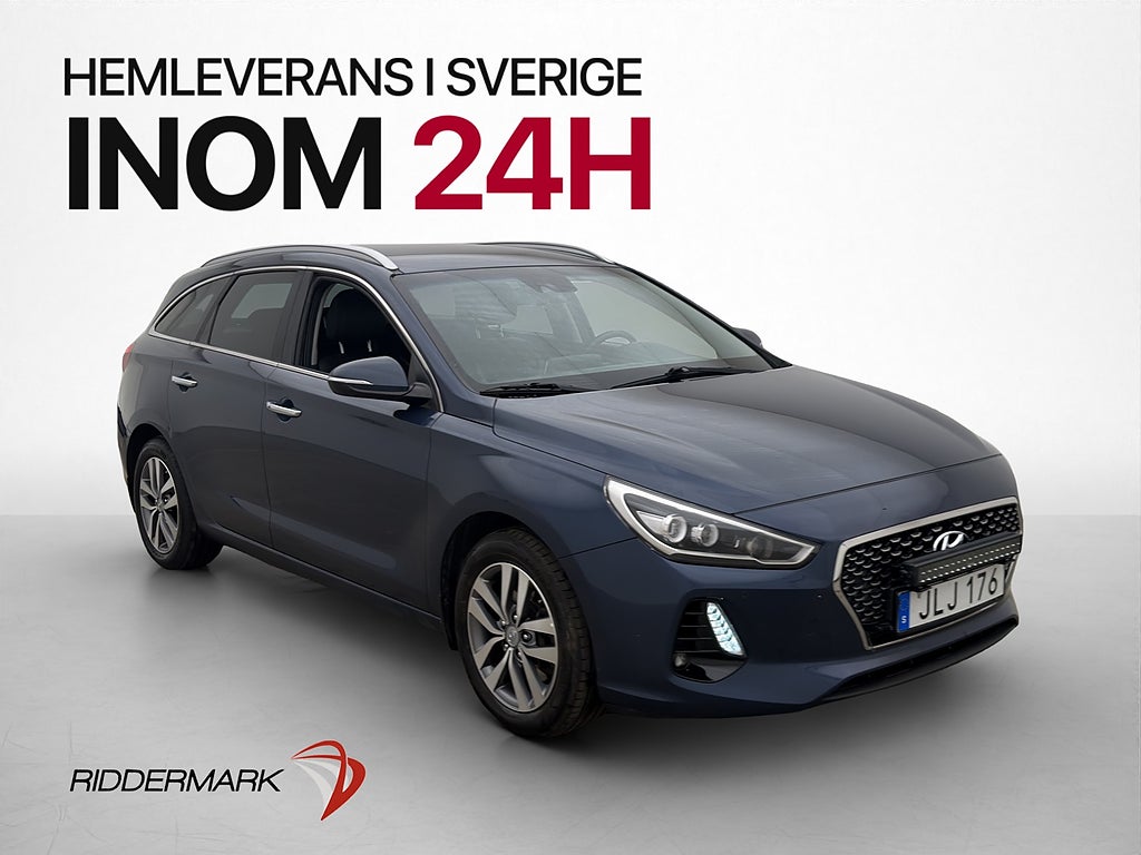 Hyundai i30 1.4 T-GDi 140hk M/K-Värm Kamera Navi Drag
