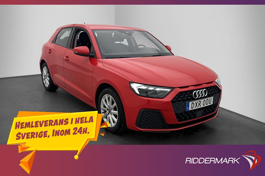 Audi A1 Sportback 30 TFSI Cockpit CarPlay Sensorer 1 Brukare