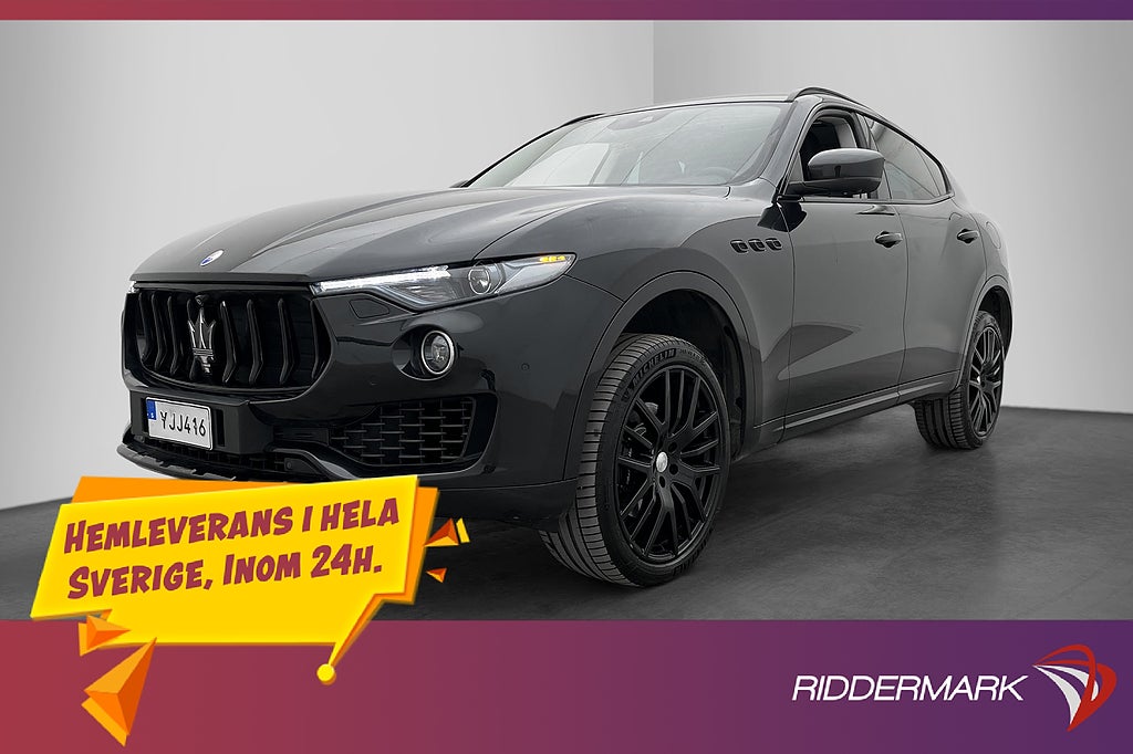Maserati Levante V6 Q4 AWD Pano H/K 360° Luftfjädring Skinn
