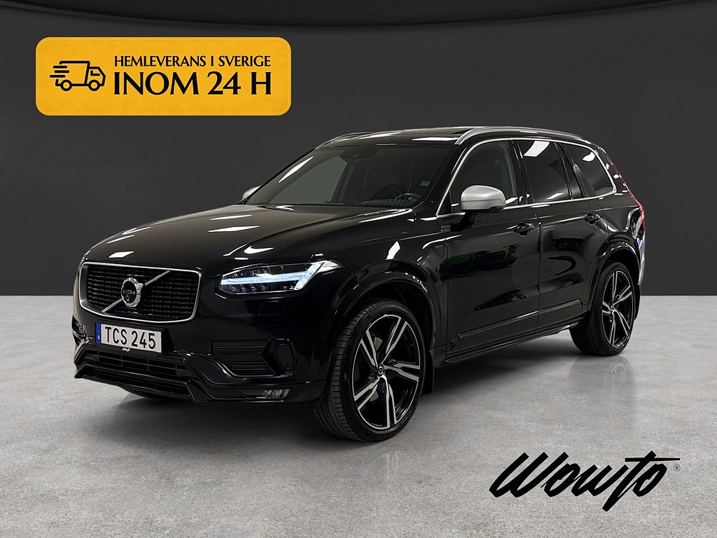 Volvo XC90 D5 AWD 235HK 7-Sits R-Design /B&W /Pano