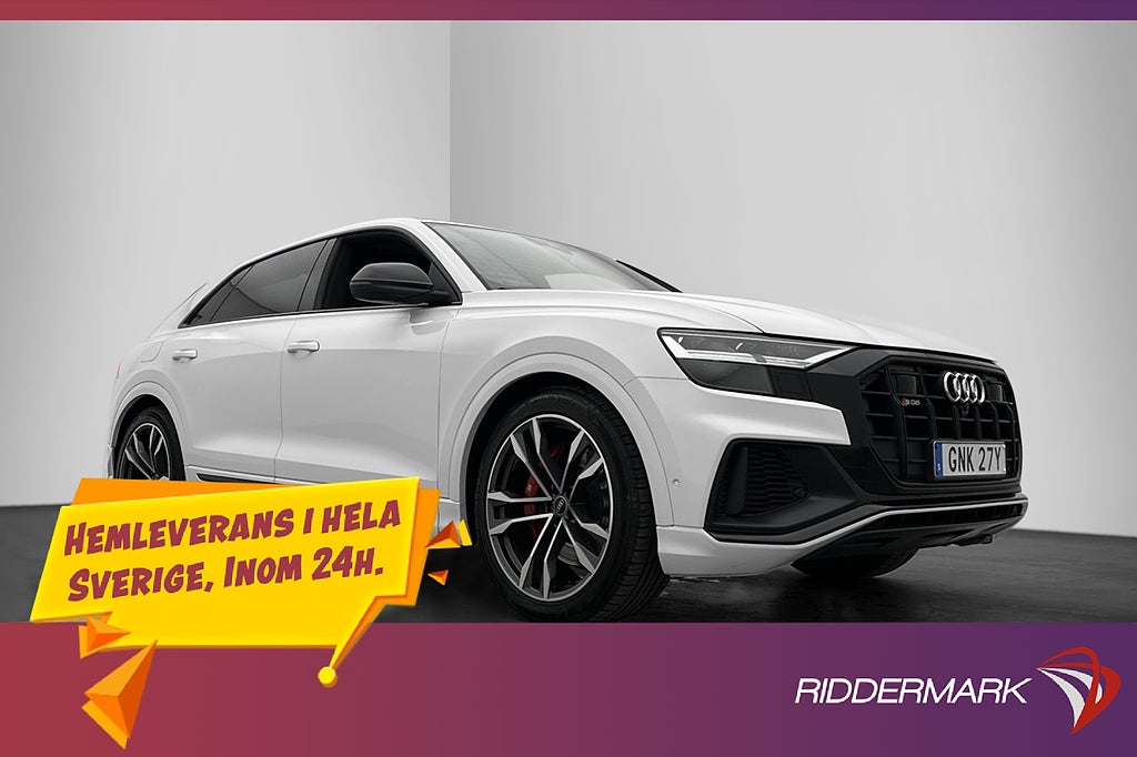 Audi SQ8 TFSI V8 507hk Pano B&O Luftfjädring 360° Drag MOMS