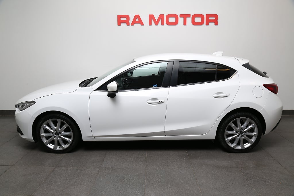 Mazda 3 2,2 DE SKYACTIV-D Optimum Aut Head-up BOSE Skinn Drag 2015