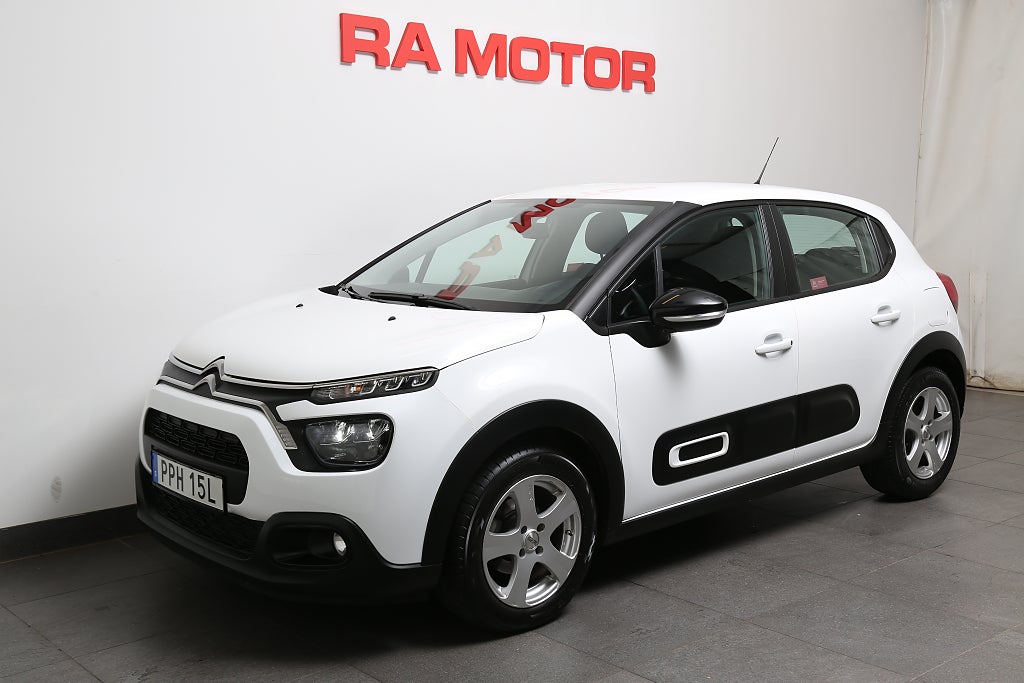 Citroën C3 1,2 PureTech 83hk CarPlay P-Sensorer 