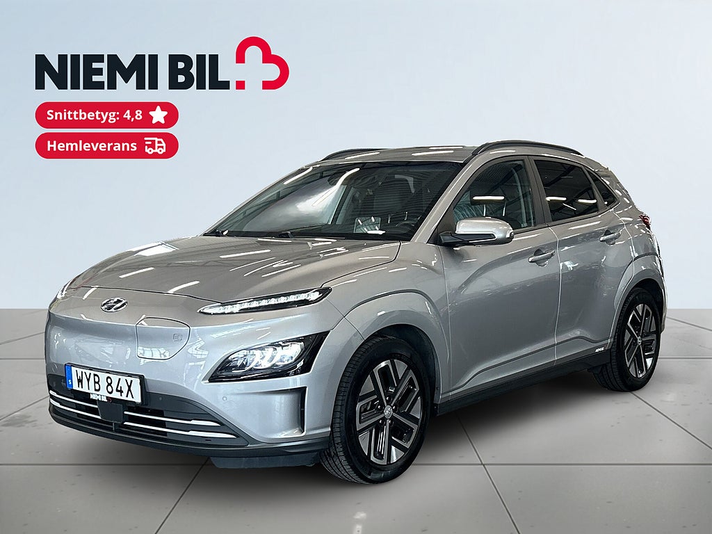 Hyundai Kona 64 kWh Advanced S&V-hjul/Kamera/HuD/Carplay/Skinn