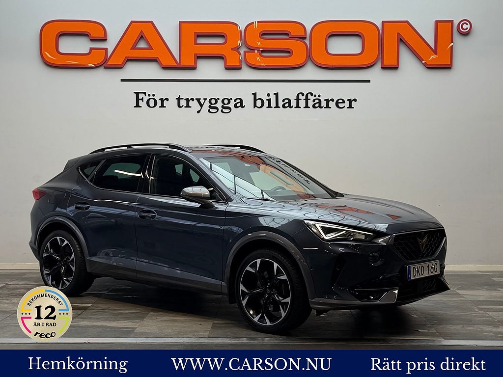 Cupra Formentor VZ e-Hybrid 245hk 360° Carplay navigation
