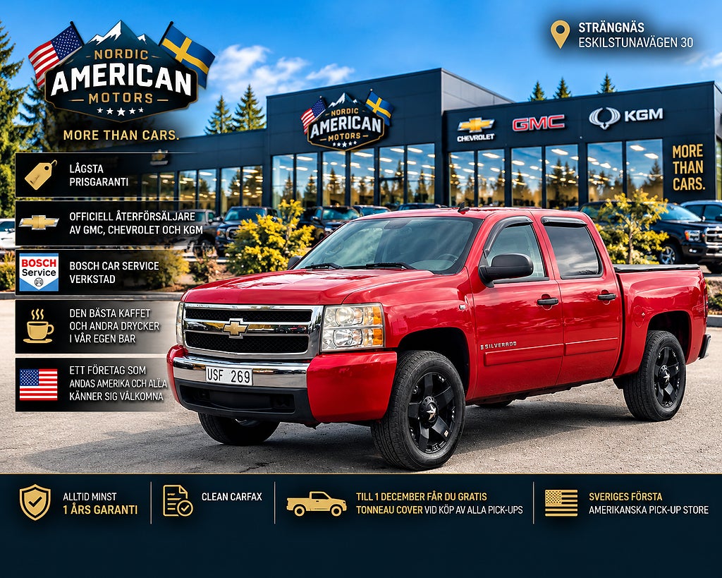 Chevrolet Silverado 1500 Crew Cab 4.8 V8 Hydra-Matic -6 personer
