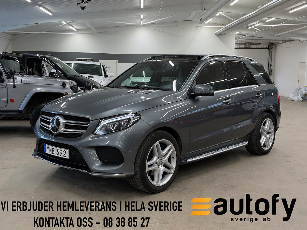 Mercedes-Benz GLE 350 d 4M 9G AMG H/K PANO ELSTOLAR LUFTFJÄDRING SE UTR!