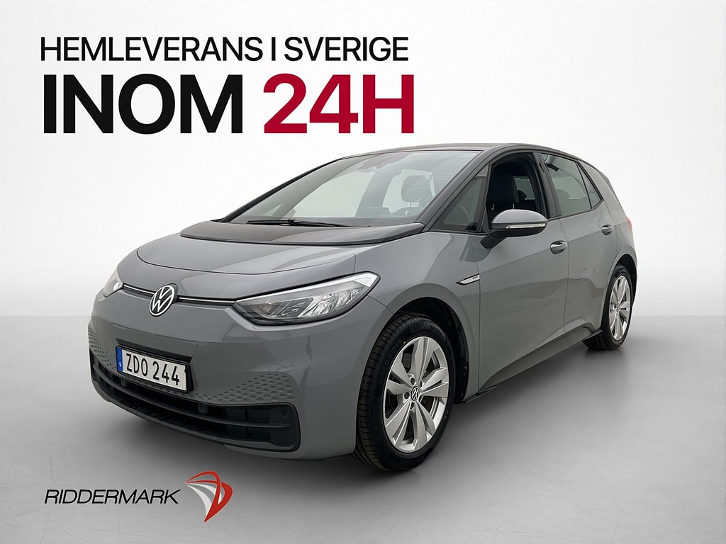 Volkswagen ID.3 Pro Performance Värm Navi CarPlay Rattvärme