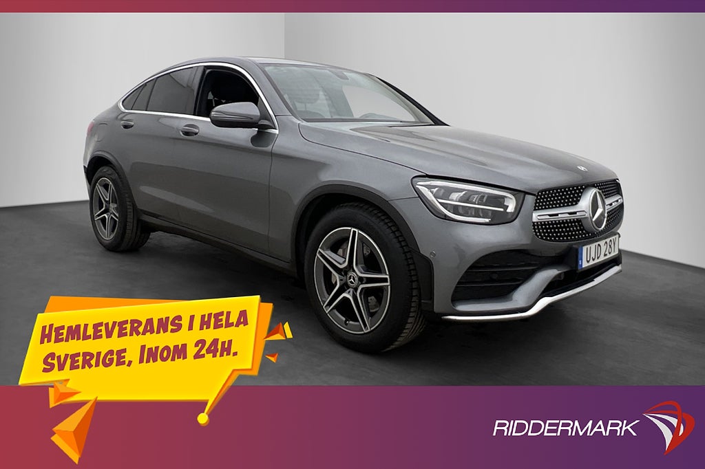 Mercedes-Benz GLC 220 4M 194hk AMG Värmare Kamera Navi Drag