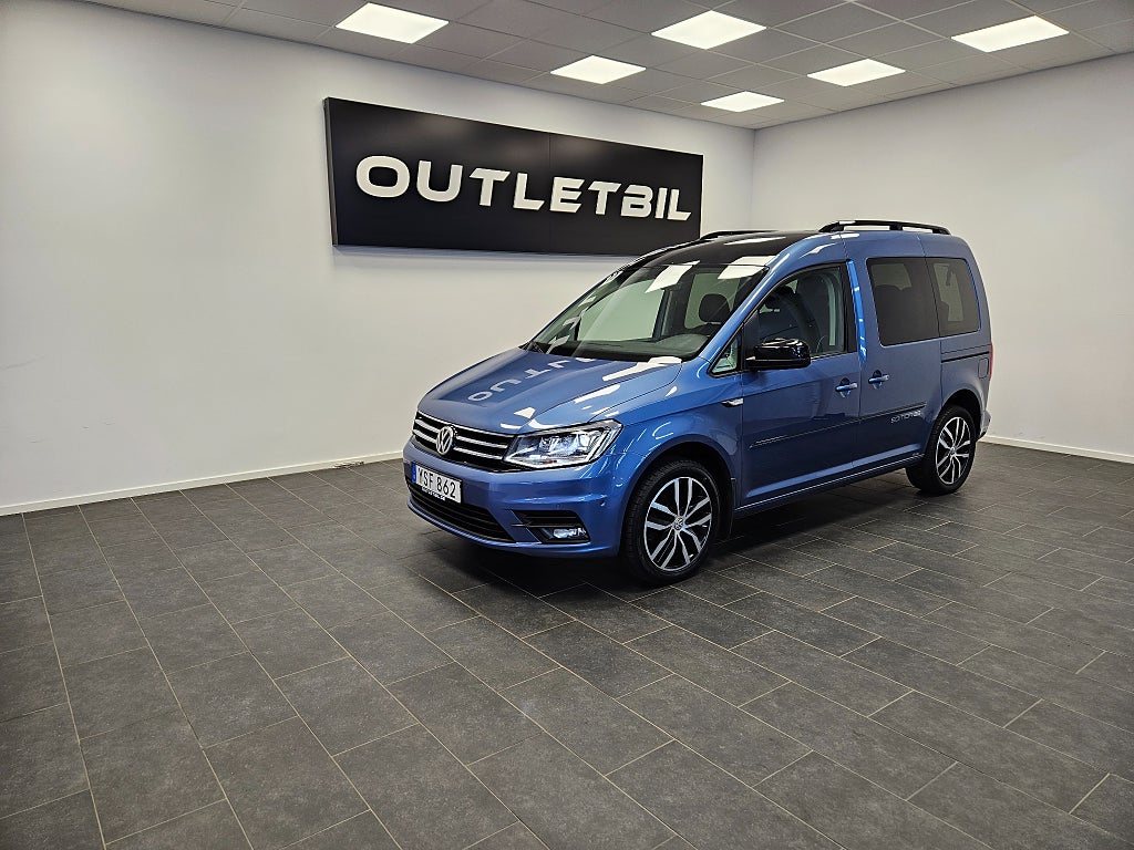 Volkswagen Caddy Combi 7 sits Exclusive Edition 35 2.0 TDI Värmare Drag