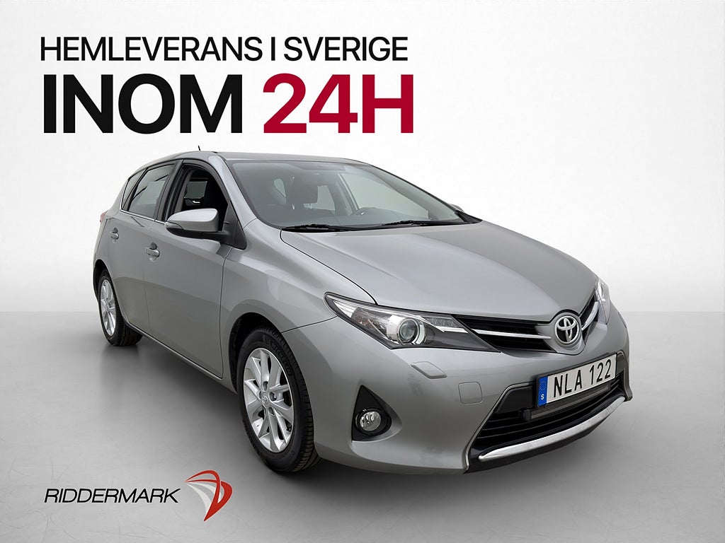 Toyota Auris 1.6 132hk Active Värmare Kamera Bluetooth