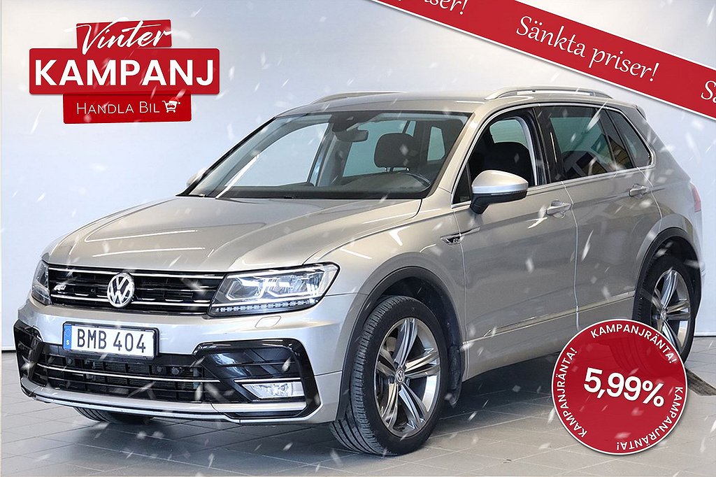 Volkswagen Tiguan 2.0 TSI 4M 180hk R-Line M-Värm Drag SoV