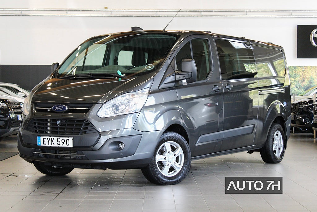 Ford Transit Custom 310 Crew Van 2.0 TDCi 5 sits / Drag / Backkamera