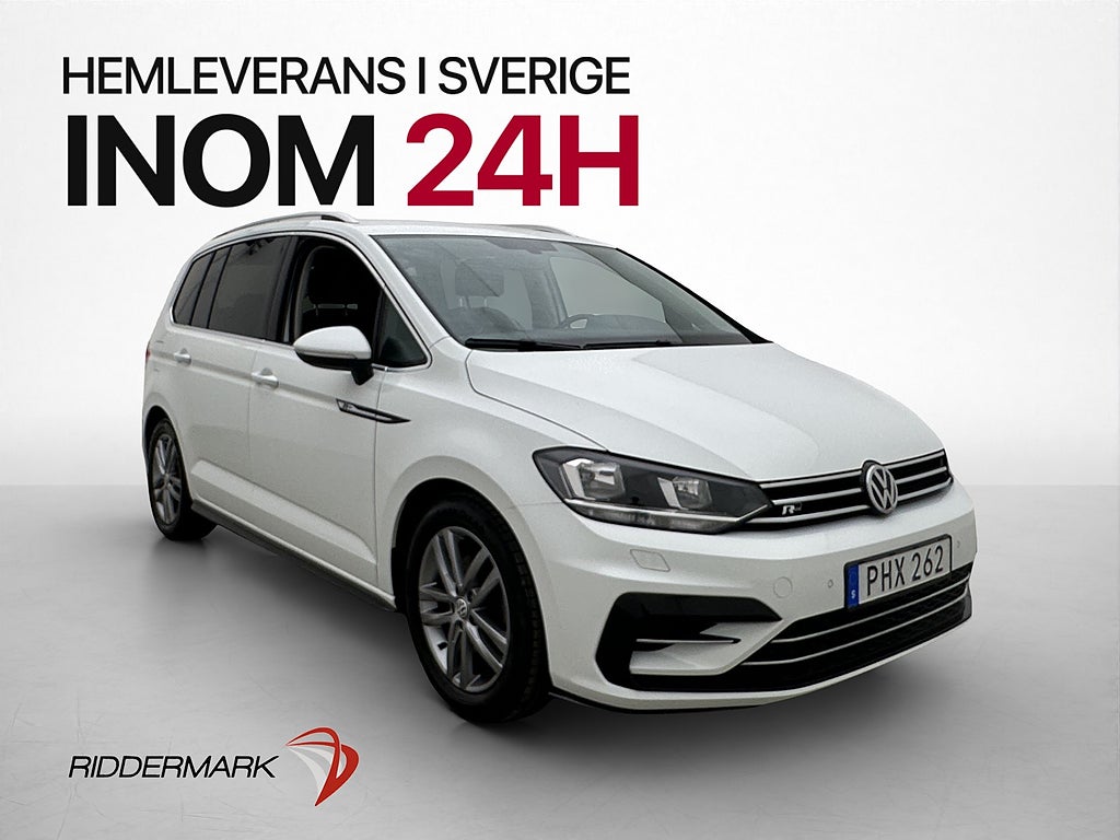 Volkswagen Touran 2.0 TDI  7-sits R-line Sensor ISOFIX MOMS