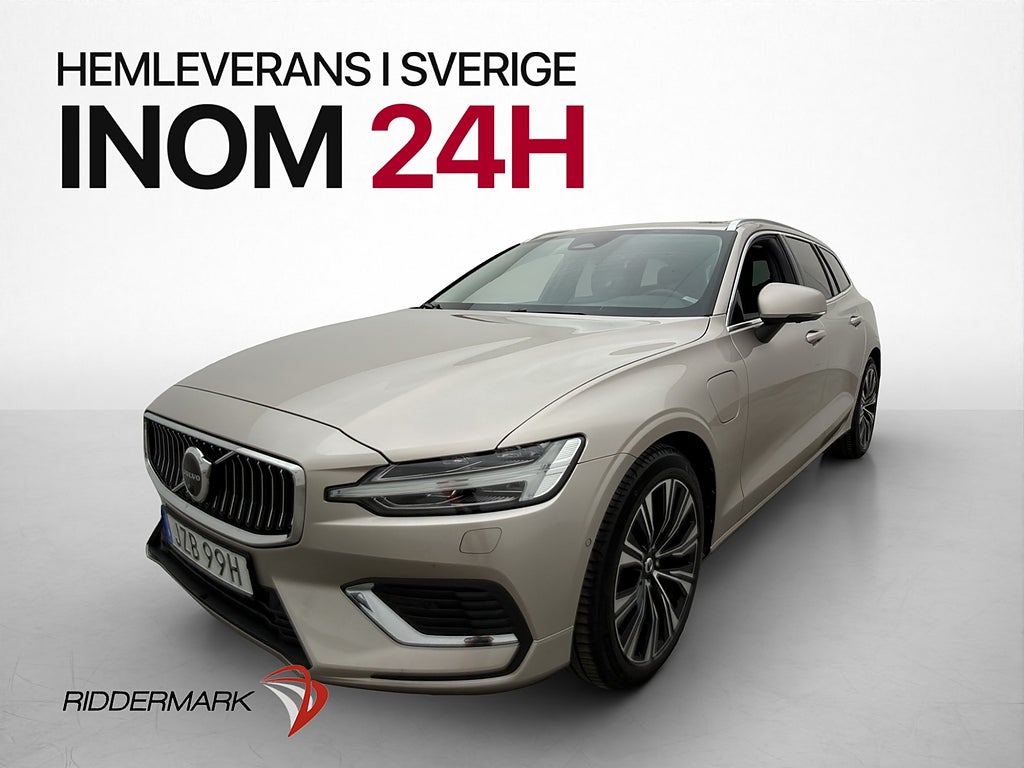 Volvo V60 Recharge T6 AWD Core Bright 360° Skinn Drag VOC
