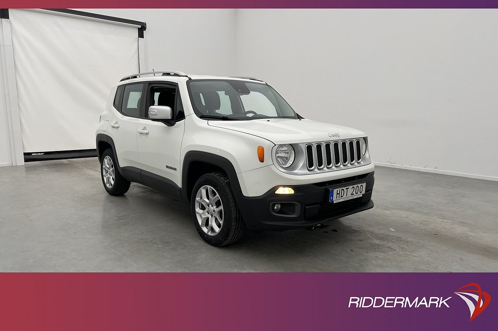 Jeep Renegade 2.0 CRD 4WD 140hk Limited Sensorer Dragkrok