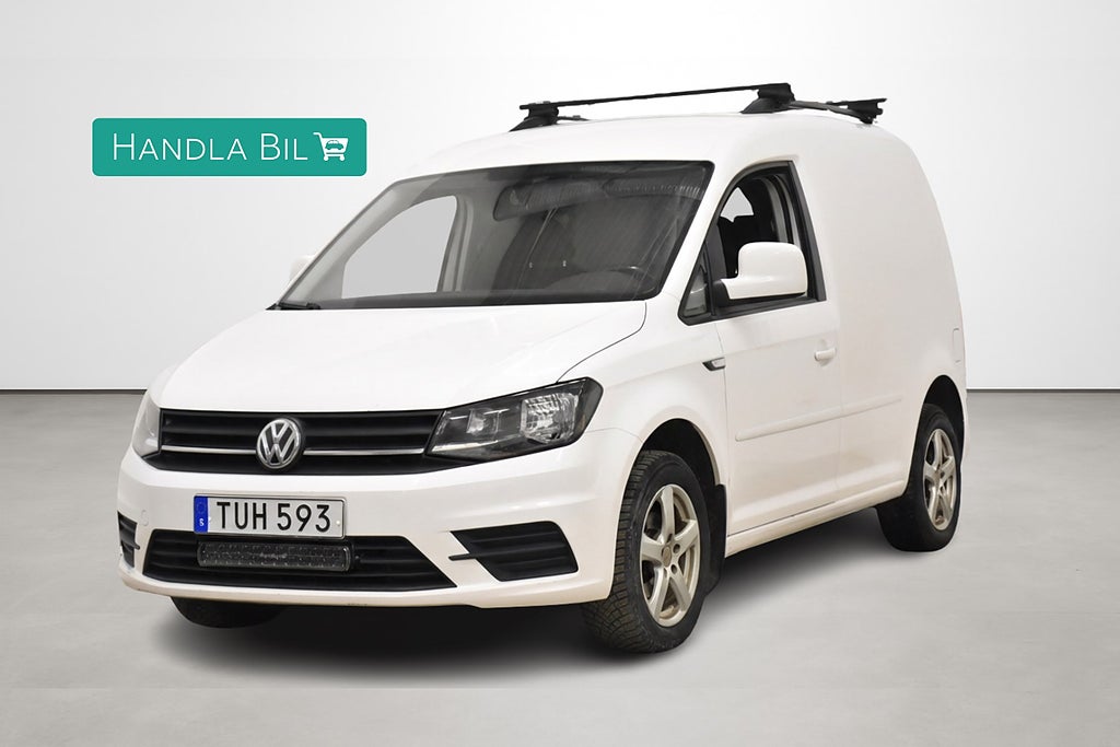 Volkswagen Caddy Skåp 2.0 TDI Drag D-värm Inredd P-Sensorer 75hk