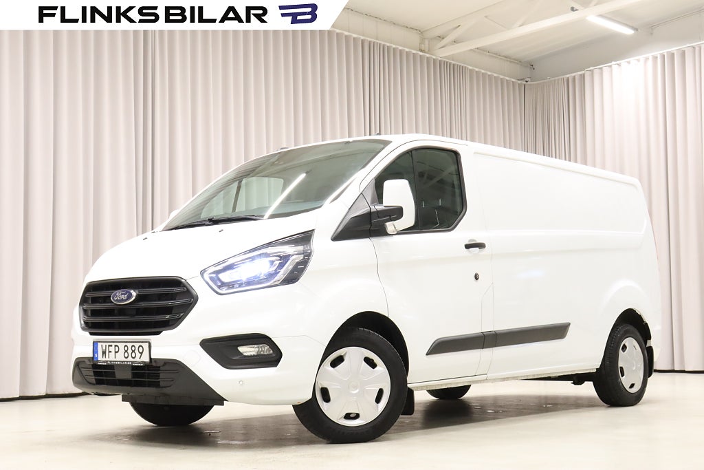 Ford transit Custom 130HK L2|Automat|Drag|Värmare|Backkamera