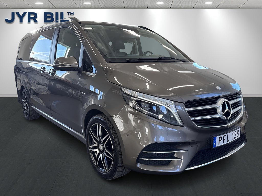 Mercedes-Benz V 250d 190hk 7G-Tronic AMG / 360-kamera / Skinn / 7-sits