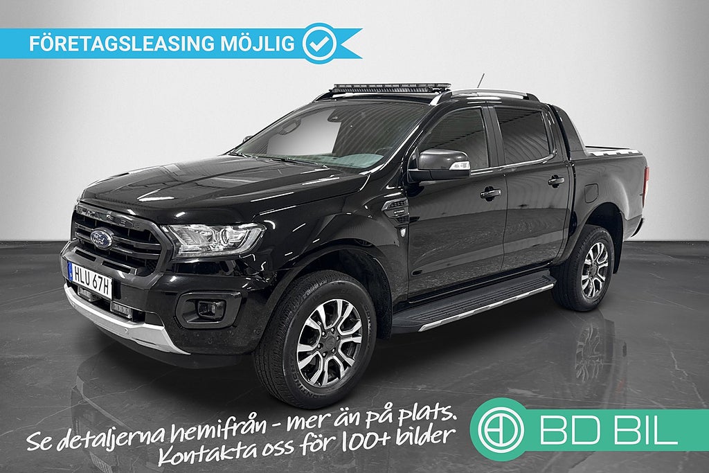 Ford Ranger 2.0 213HK Wildtrak Flaklock Extraljus Värmare Drag Moms