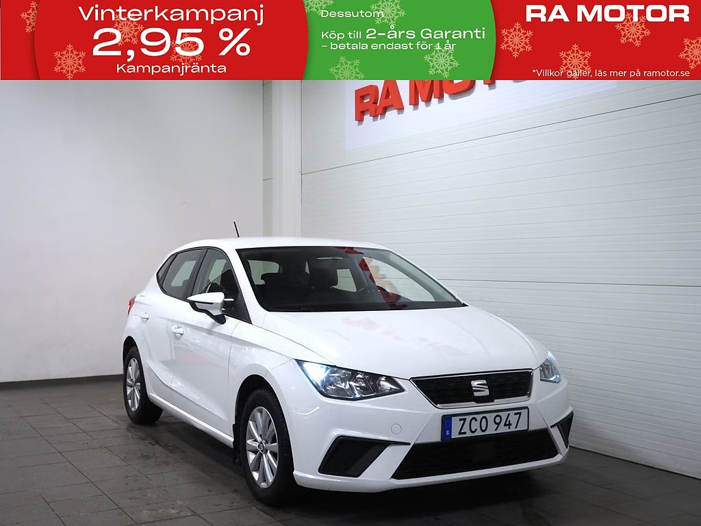 Seat Ibiza 1.0 MPI 75hk Style P-Sensorer Komfortpaket 2018
