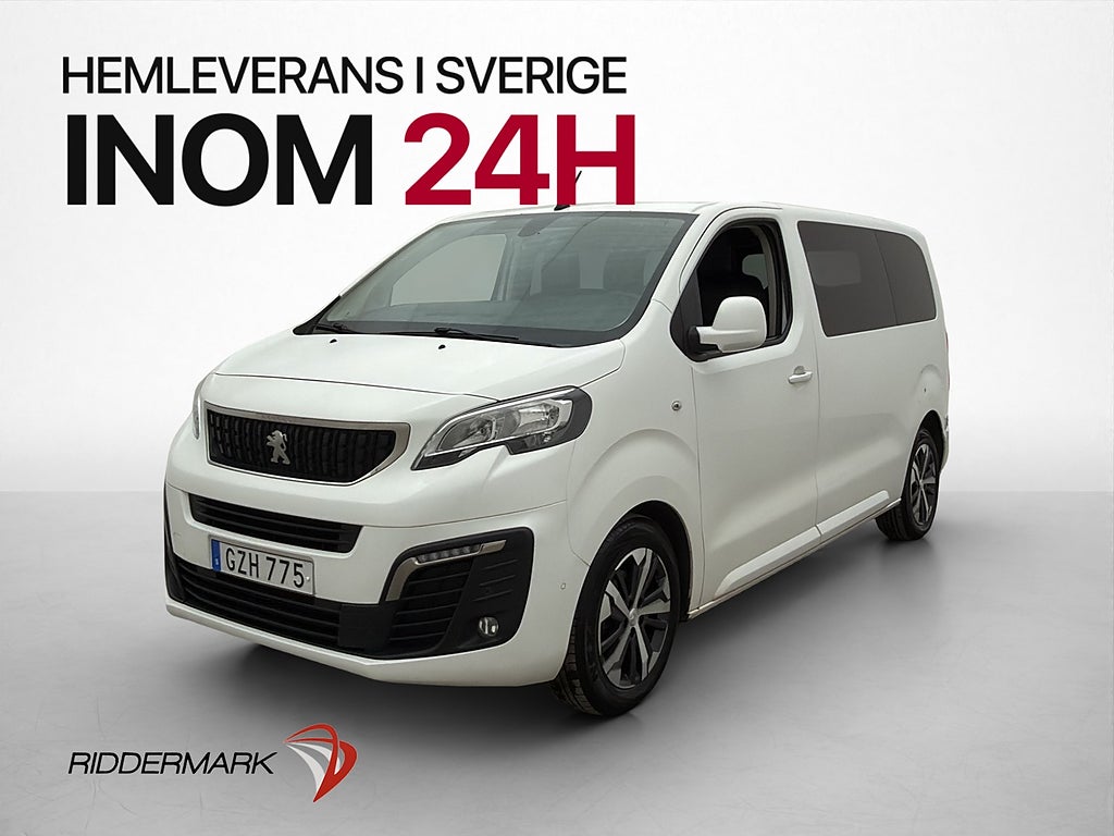 Peugeot Traveller 177hk 9-Sits Drag Skinn Kamera Pro-pack
