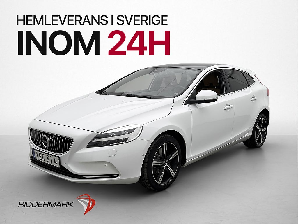 Volvo V40 D3 150hk Summum Panorama Skinn Kamera Navi