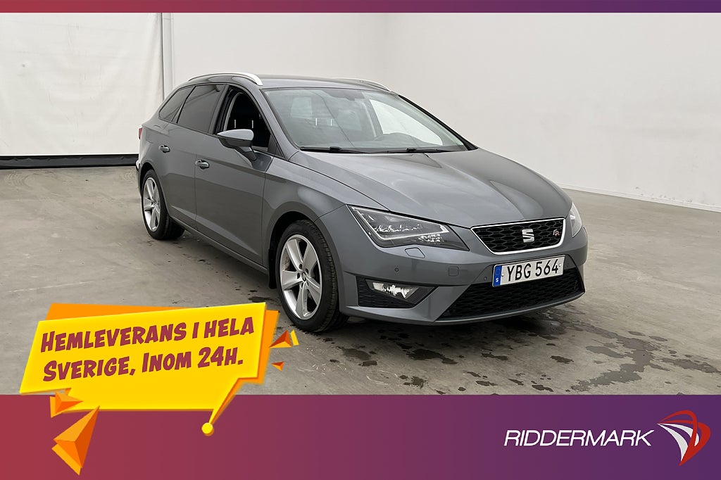 Seat Leon ST 1.4 TSI DSG 150hk FR Sensorer CarPlay Halvskinn