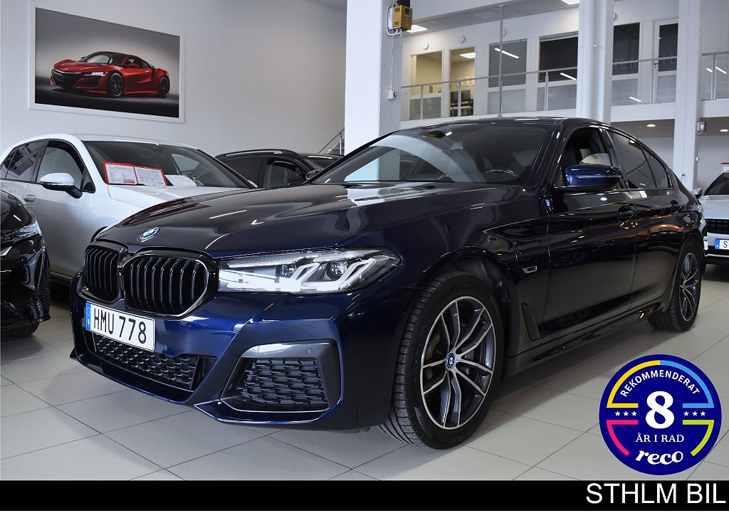 BMW 530e Plug-in M Sport  Navi Drag H&K Head-Up 4,95% ränta Moms