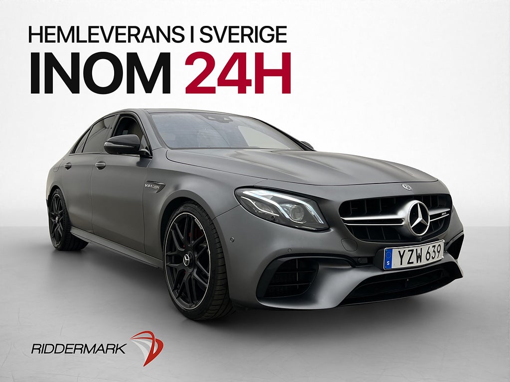 Mercedes-Benz E63 S AMG 4MATIC+ 612hk Pano Burm HuD 360°