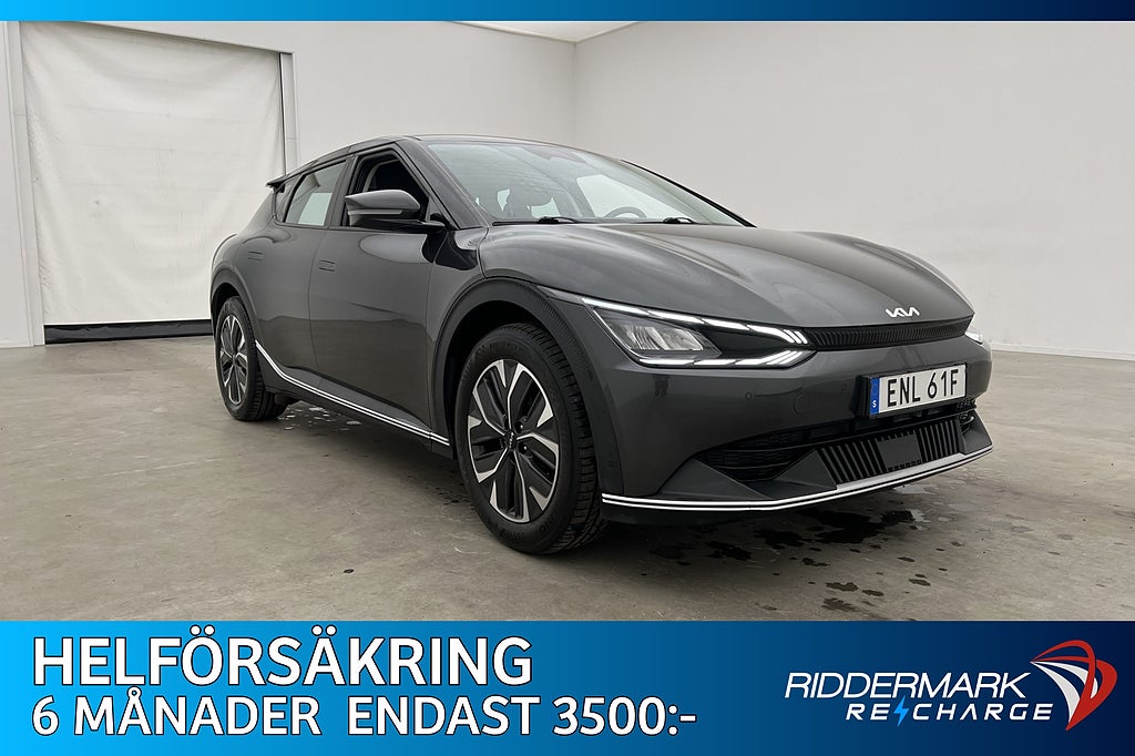 Kia EV6 77.4h kWh 228hk Kamera Drag Elstol CarPlay Moms