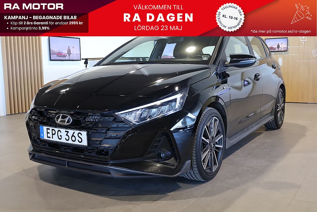 Hyundai i20 1,0 T-GDI iMT 48V MHEV N-Line 120hk Keyless Kamera