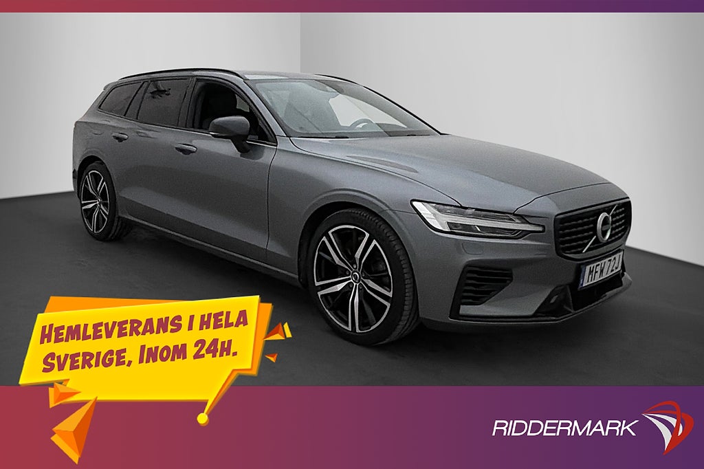 Volvo V60 Recharge T6 AWD R-Design VOC Värm Drag Kamera