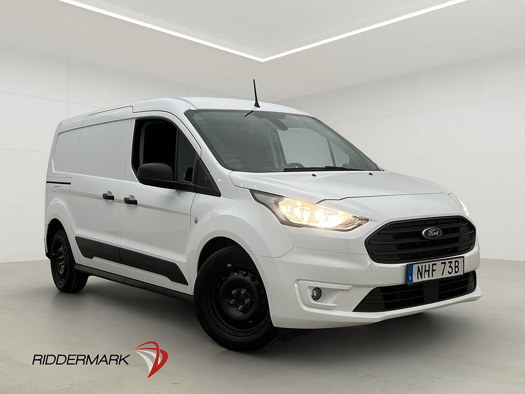 Ford Transit Connect LWB Värmare Drag B-Kamera CARPLAY Moms