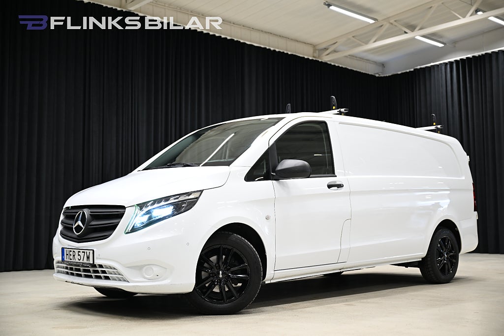 Mercedes-Benz Vito 116 CDI 9G 163HK Automat|Lång|LED|Nedlackad|Inredd|Moms