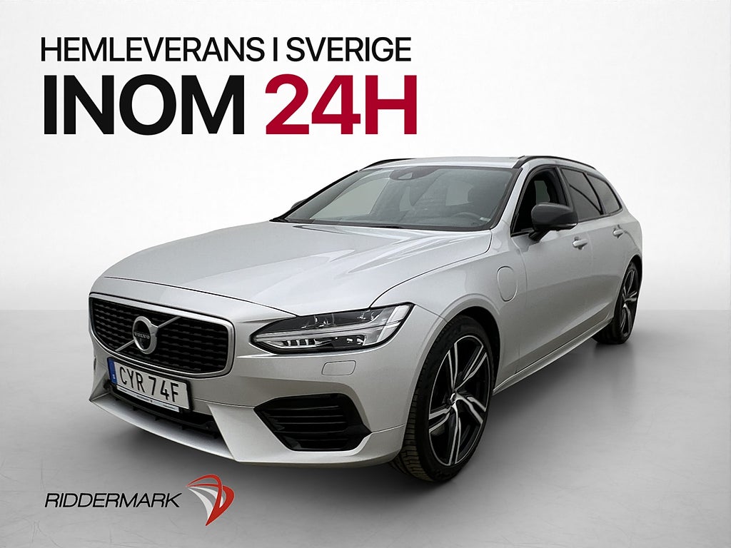 Volvo V90 Recharge T8 AWD R-Design H/K Luft HUD Drag Skinn