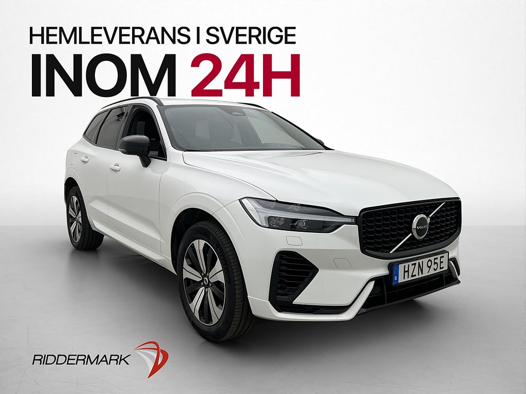 Volvo XC60 T6 Recharge AWD 350hk Plus Dark Pano H/K Dragkrok