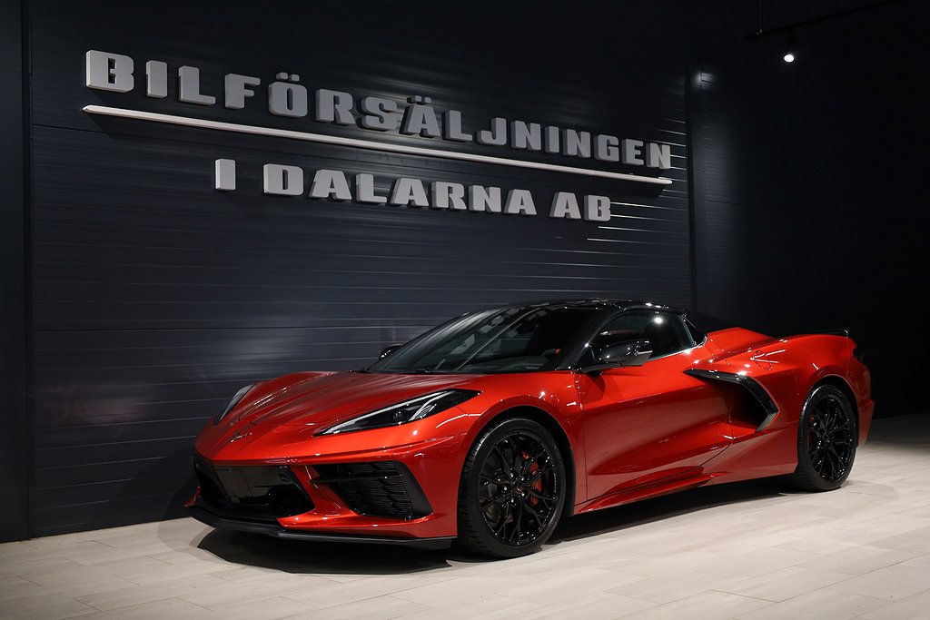 Chevrolet Corvette C8 Cab 3LT 6.2 502hk Sv-såld - OMG LEV