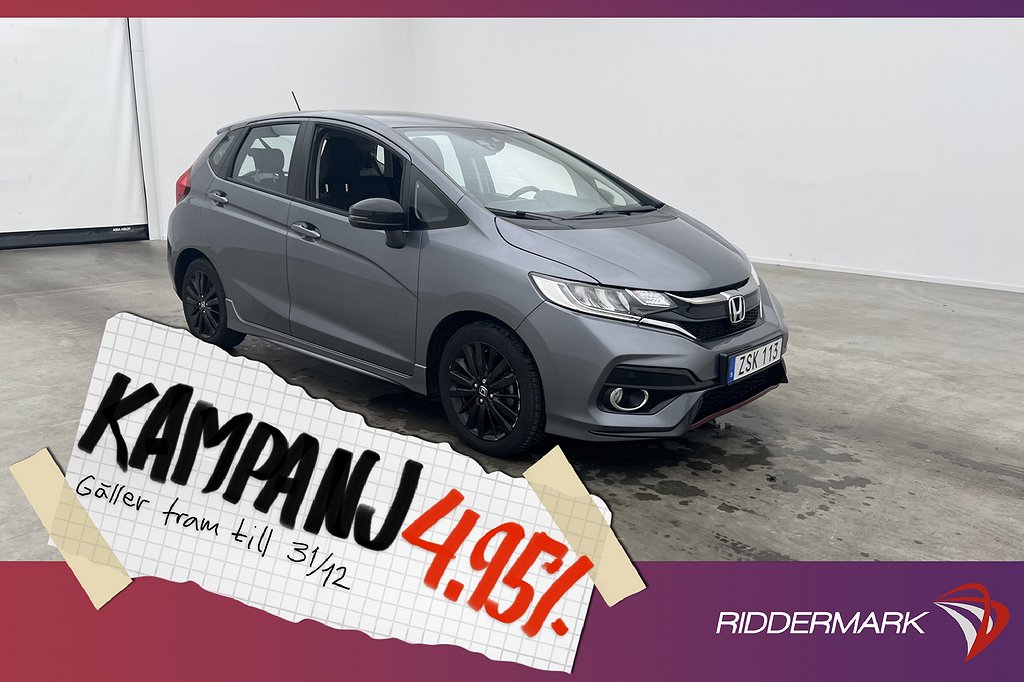 Honda Jazz 1.5 i-VTEC 131hk Dynamic En-Bruk 4,95% Ränta