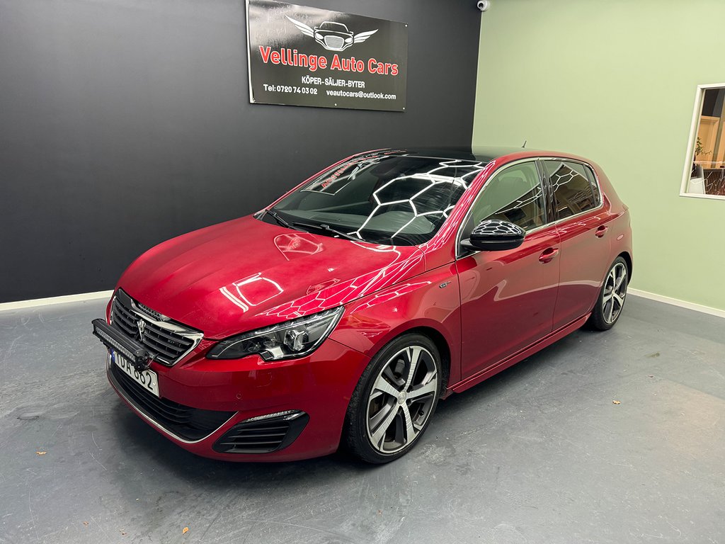 Peugeot 308 2.0 BlueHDi EAT GT | PONRAMA | MOTORVRÄMARE | DRAG